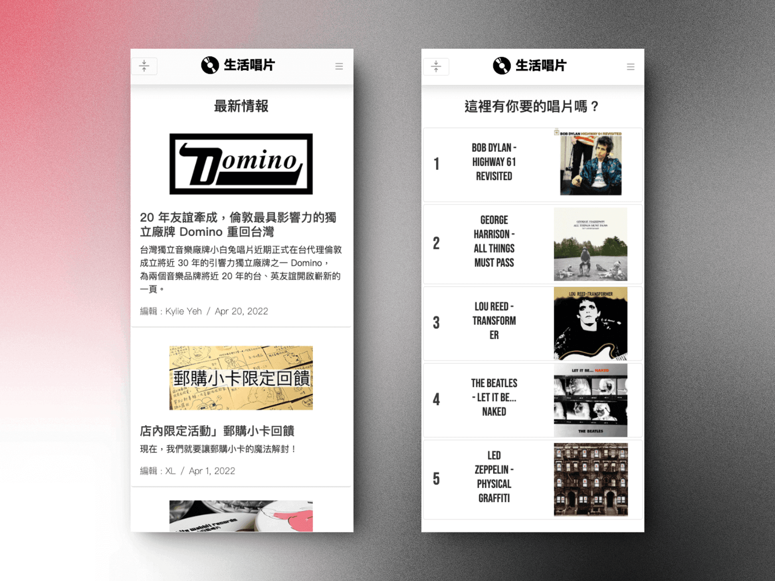 Life Record project preview 2